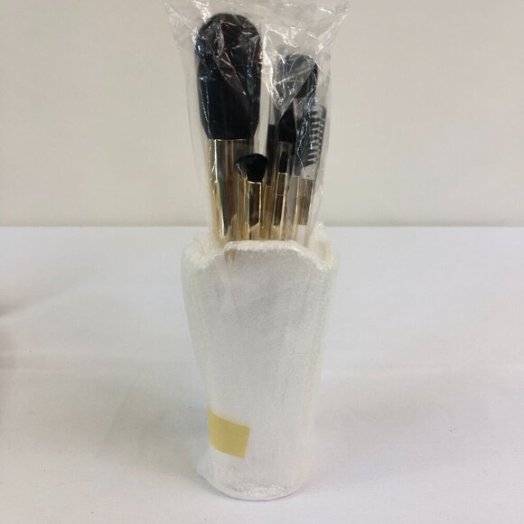 Mary Kay Glamour 8 Brush Collection With Clear Vase Holder NIB - Picture 5 of 9